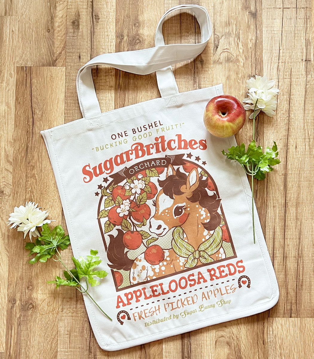 SugarBritches Orchard Canvas Tote Bag
