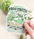 Blobfrogs Frog Froth Bath Soap Vintage Logo Vinyl Sticker