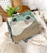 Blobfrogs Frogs Woven Blanket Throw Tapestry