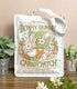 Bonny Bunny Carrot Patch Vintage Logo Canvas Tote Bag