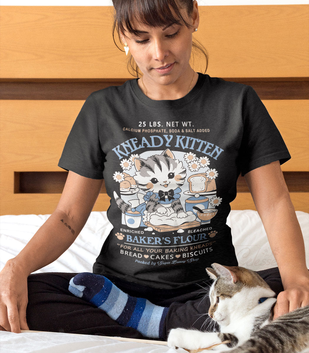 Kneady Kitten Baker's Flour Shirt – Sugar Bunny Shop