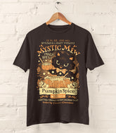 Mystic Mew Pumpkin Spice Tonic Halloween Black Cat Shirt