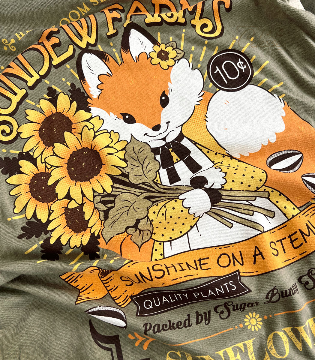 Sun sales fox shirt